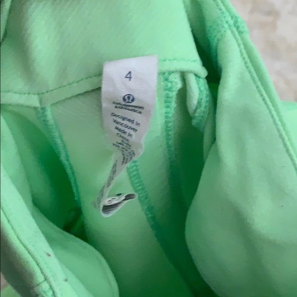 Bright Green Lululemon Workout Jacket - Picture 2 of 4